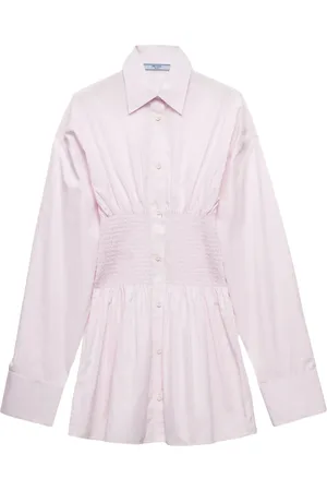 Prada Camisa con cintura fruncida