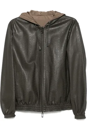 Emporio Armani Chaqueta con logo en relieve