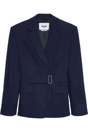 Msgm Blazer con cinturón