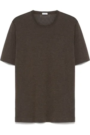 CARUSO Camiseta de manga corta de algodón