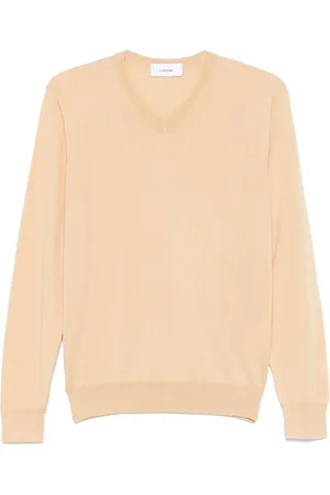LARDINI Camiseta con cuello en V