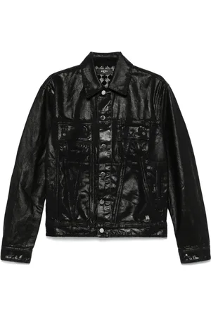 AMIRI Chaqueta vaquera con acabado encerado