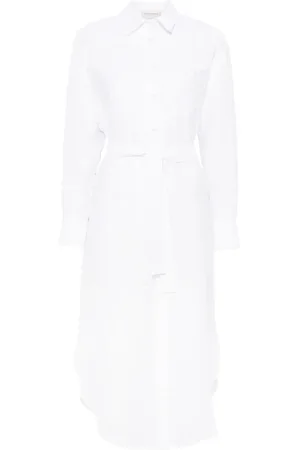 Ermanno Firenze Vestido midi con encaje floral