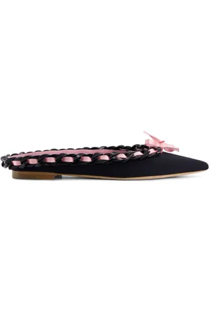 Giambattista Valli Slippers con detalle de lazo
