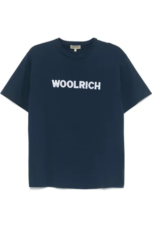 Woolrich Camiseta de algodón con logo bordado