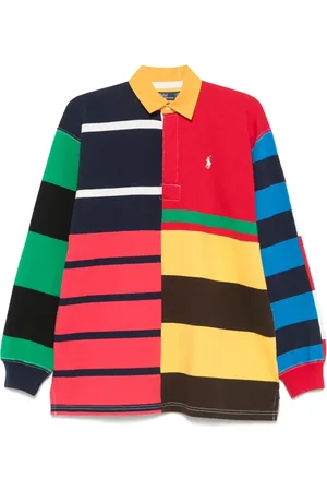 Ralph Lauren Polo con rayas patchwork