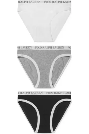Ralph Lauren Pack de tres calzoncillos con logo en la cinturilla