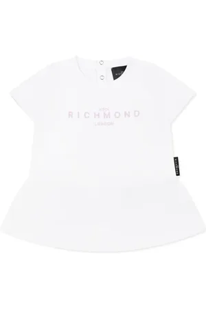 John Richmond Vestido con logo estampado