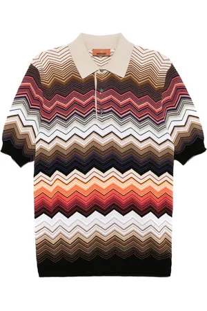 Missoni Polo tejido en zigzag