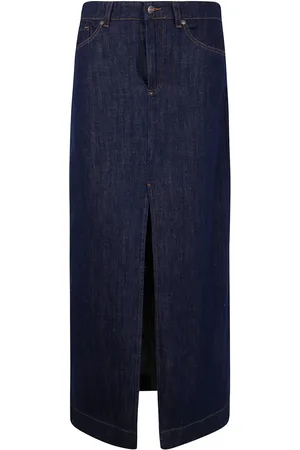 7 for all Mankind Falda larga vaquera