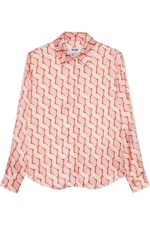 Msgm Camisa estampada