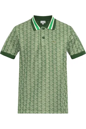 Lacoste Polo con motivo en jacquard