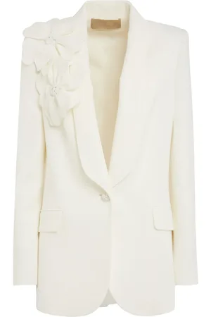 Elie saab Blazer con aplique floral