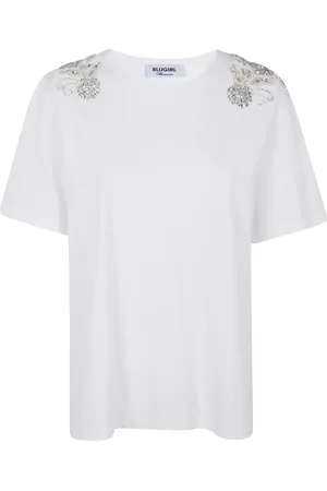 Blugirl Camiseta con detalles de cristal