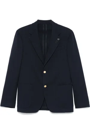 LARDINI Blazer con detalle de broche