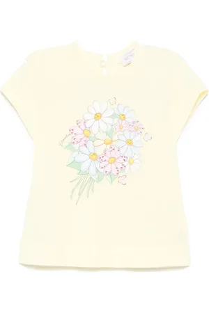 MONNALISA Camiseta con estampado floral