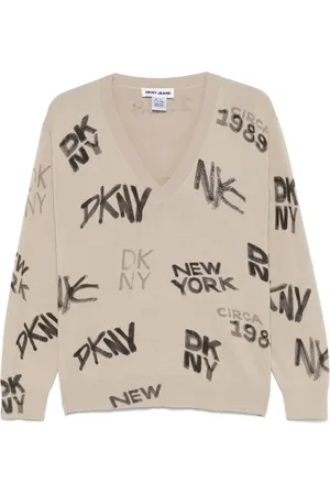 DKNY Top con logo estampado