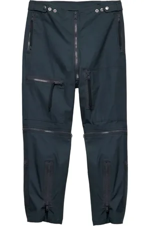 Prada Pantalones con cremallera decorativa