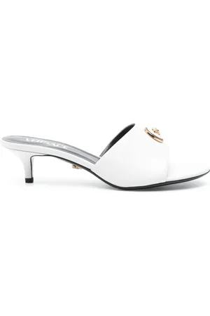 VERSACE Mules Medusa con tacón de 45 mm