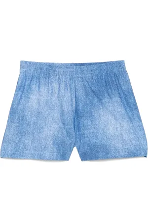 FISICO Pantalones cortos con estampado vaquero