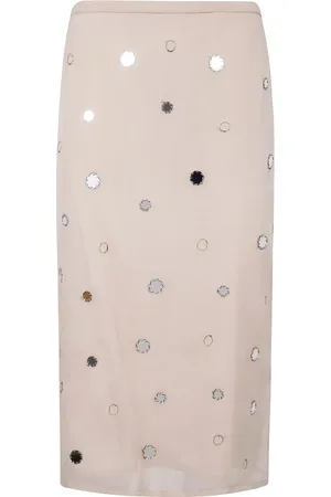 SEVENTY BY SERGIO TEGON Falda midi con apliques