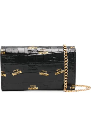 Moschino Bolso de mano con logo en relieve