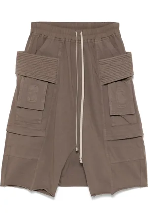 Rick Owens Bermudas de tiro caído