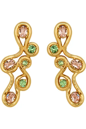 Oscar de la Renta Pendientes Crystal Wrap