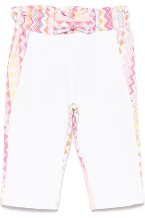 Missoni Pantalones con motivo en zigzag