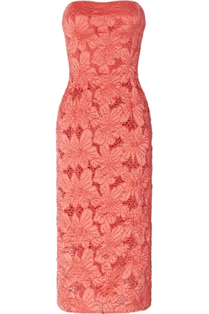 GENNY Vestido midi con motivo floral