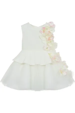 Lapin House Vestido con apliques florales