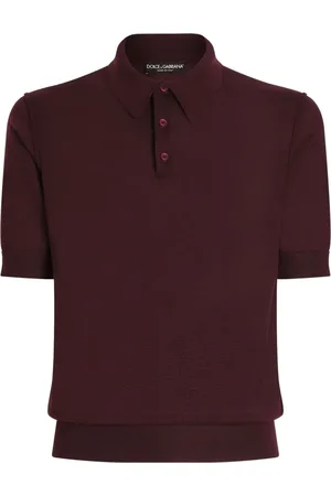Dolce & Gabbana Polo de canalé fino