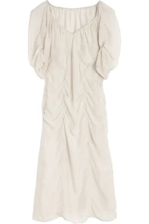 LEMAIRE Vestido midi de gasa