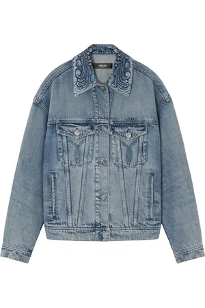 VERSACE Chaqueta Barocco de tela vaquera