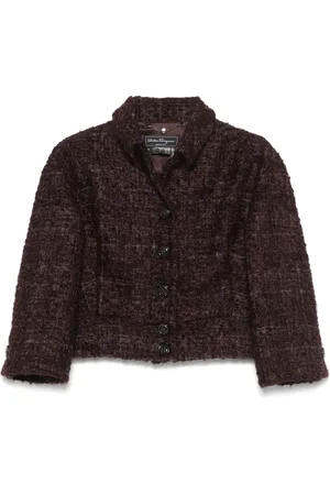 Salvatore Ferragamo Chaqueta de boucleé 2000