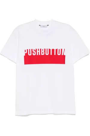 pushBUTTON Camiseta con logo estampado