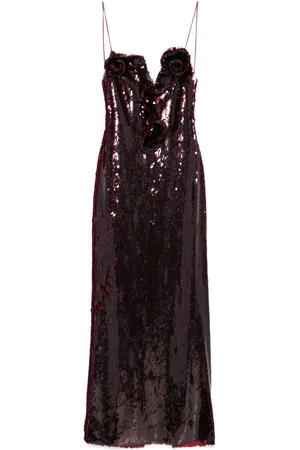 MAGDA BUTRYM Vestido largo con lentejuelas