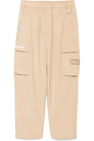 A Bathing Ape Pantalones cargo con logo Moonface