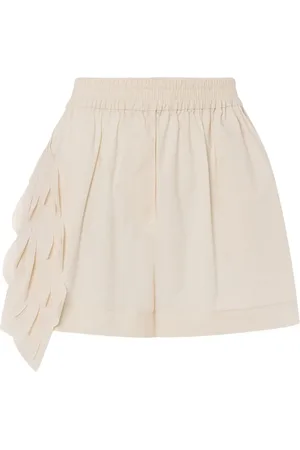Alberta Ferretti Pantalones cortos con apliques
