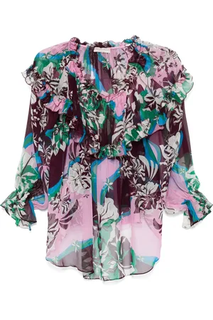 PUCCI Pre-Owned Blusa con volantes 1990