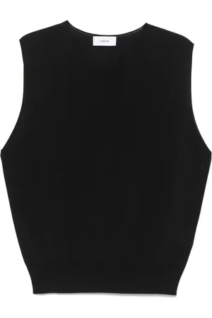 LARDINI Top con cuello en V