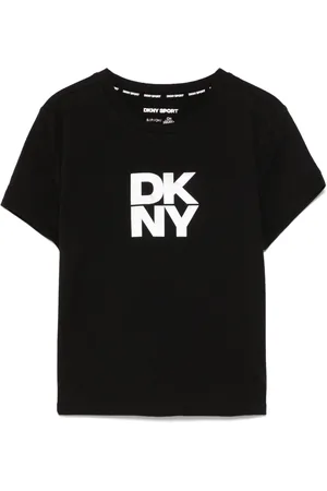 DKNY Camiseta corta con logo brillante