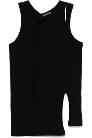 YOHJI YAMAMOTO Top sin mangas con tira