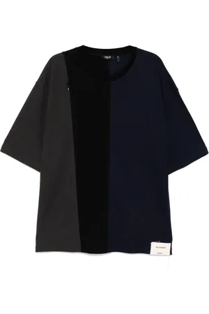 FIVE CM Camiseta con diseño patchwork