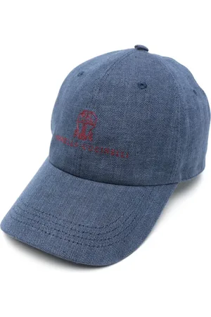 Brunello Cucinelli Gorra con logo bordado