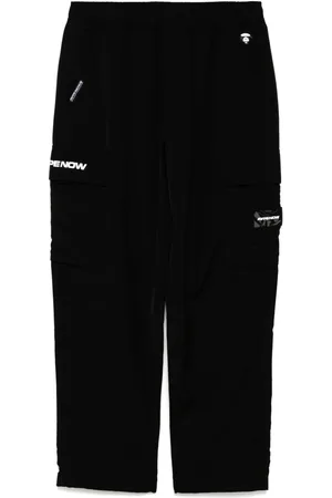 A Bathing Ape Pantalones cargo con logo Moonface