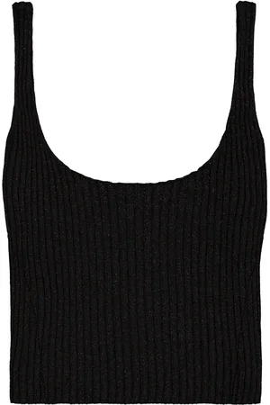 LANEUS Top sin mangas de lúrex