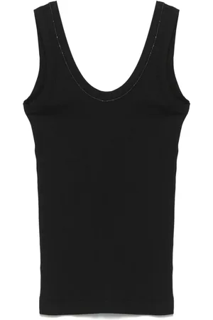 Brunello Cucinelli Top de canalé