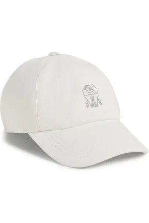 Brunello Cucinelli Gorra con logo bordado