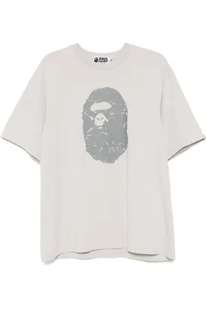 A Bathing Ape Camiseta con efecto lavado